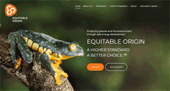 Desktop Screenshot of equitableorigin.org
